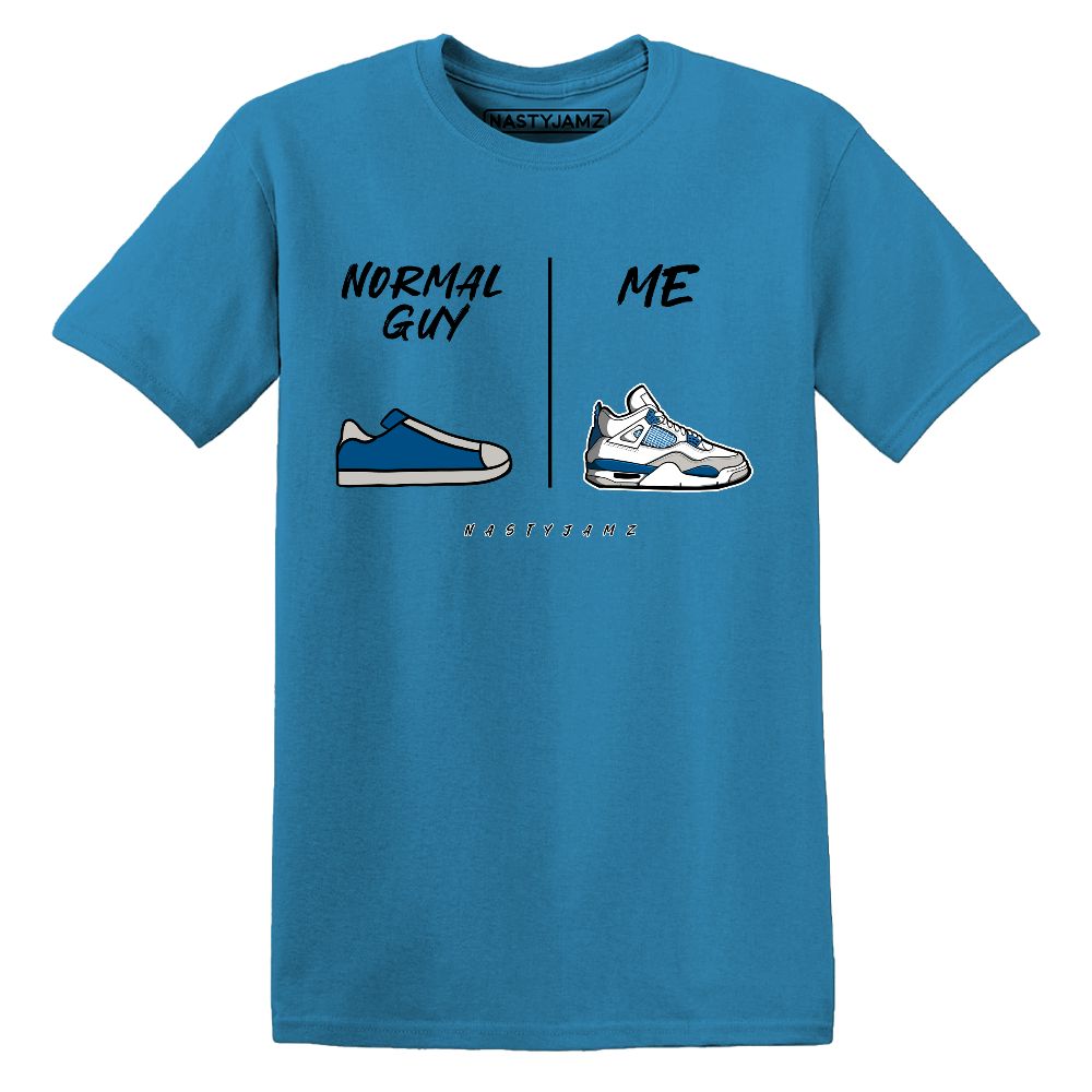 Industrial-Blue-4s-NastyJamz-Premium-T-Shirt-Match-Normal-Guy-Shoe
