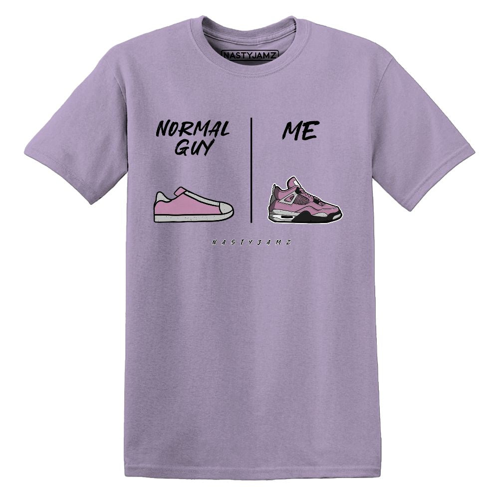 Orchid-Neutral-Grey-Black-White-4s-NastyJamz-Premium-T-Shirt-Match-Normal-Guy-Shoe
