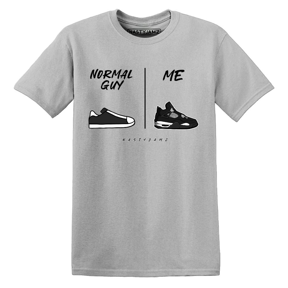 White-Thunder-4s-NastyJamz-T-Shirt-Match-Normal-Guy-Shoe