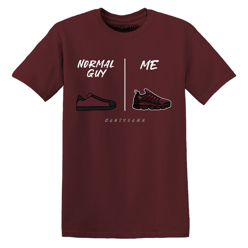 VaporMax-Night-Maron-Burgundy-NastyJamz-T-Shirt-Match-Normal-Guy-Shoe
