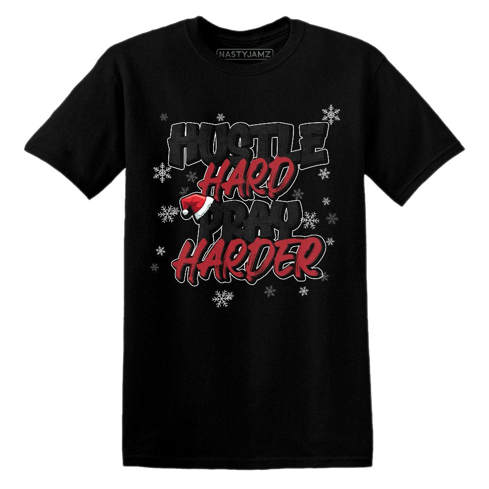 Pray Harder.AJ 11 Bred Velvet.NastyJamz Website T-Shirt 2D