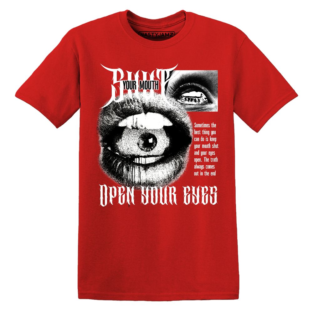 Dunk-Strawberry-Waffle-NastyJamz-T-Shirt-Match-Shut-Your-Mouth