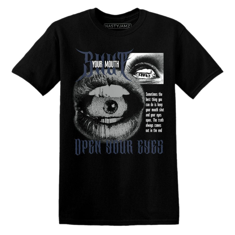 VaporMax-Metallic-Navy-Midnight-NastyJamz-T-Shirt-Match-Shut-Your-Mouth