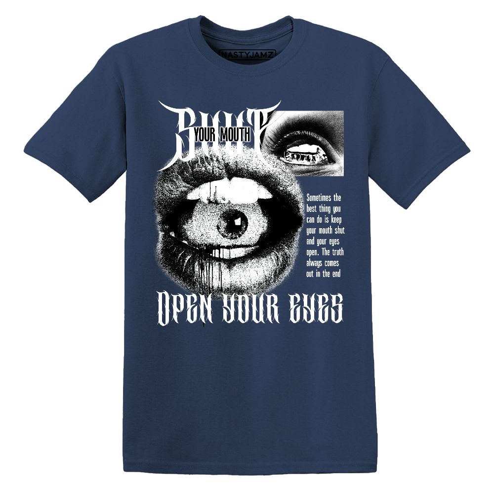 VaporMax-Metallic-Navy-Midnight-NastyJamz-Premium-T-Shirt-Match-Shut-Your-Mouth