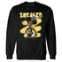 PT-Metallic-Gold-White-12s-NastyJamz-Sweatshirt-Match-Black-Sneaker-Girl