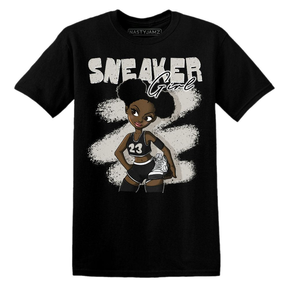 Reverse-Metallic-5s-NastyJamz-Premium-T-Shirt-Match-Black-Sneaker-Girl