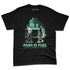 Green-Glow-3s-NastyJamz-Premium-T-Shirt-Match-Pain-Is-Fuel