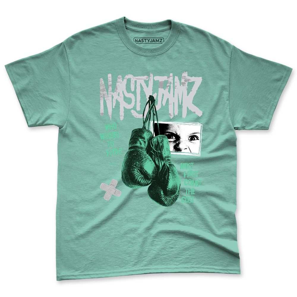 Green-Glow-3s-NastyJamz-Premium-T-Shirt-Match-Fight-Count-Cost