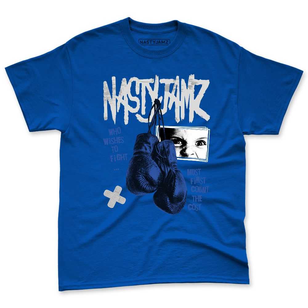 VaporMax-Game-Royal-Blue-NastyJamz-Premium-T-Shirt-Match-Fight-Count-Cost