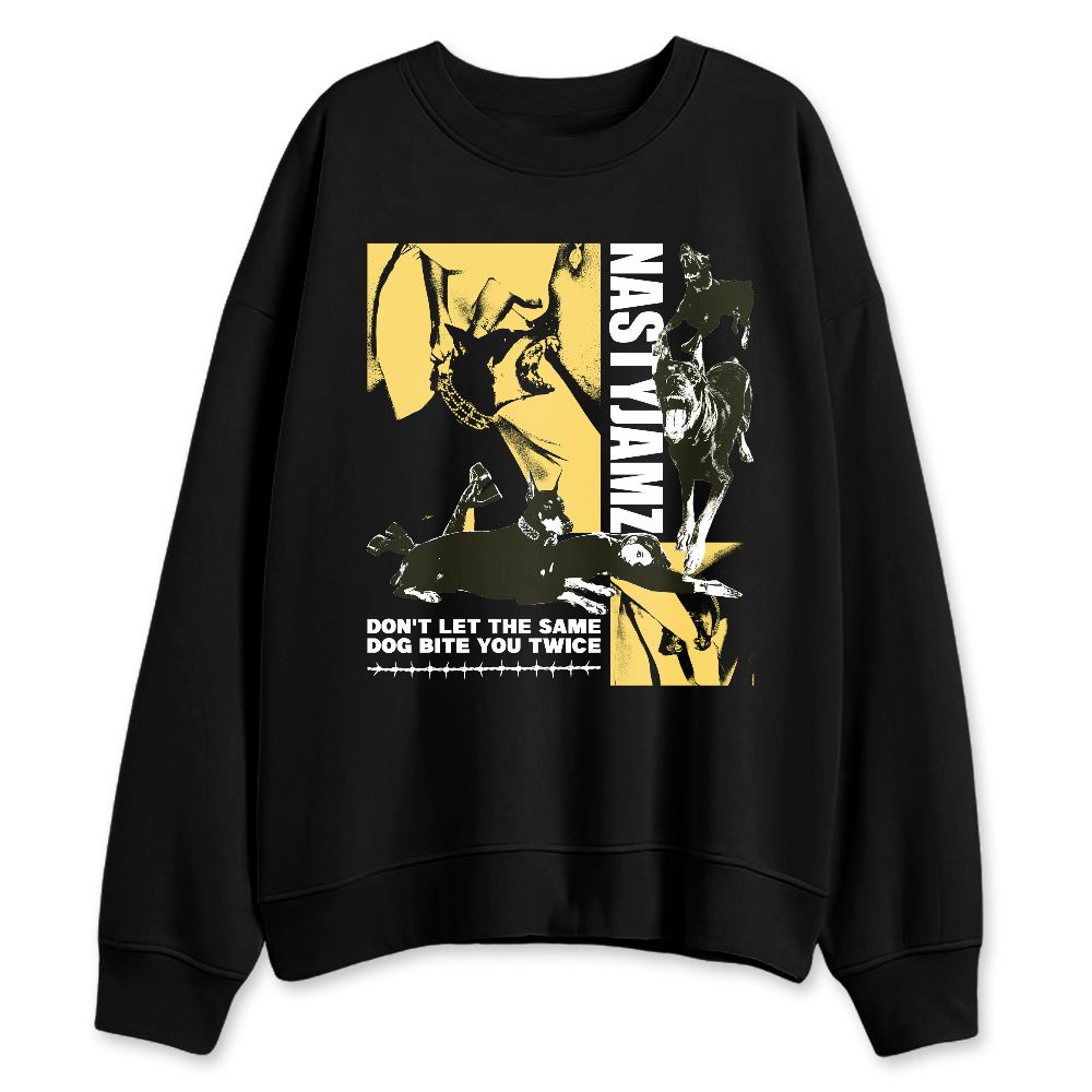 PT-Metallic-Gold-White-12s-NastyJamz-Sweatshirt-Match-Dont-Let-Dog-Bite