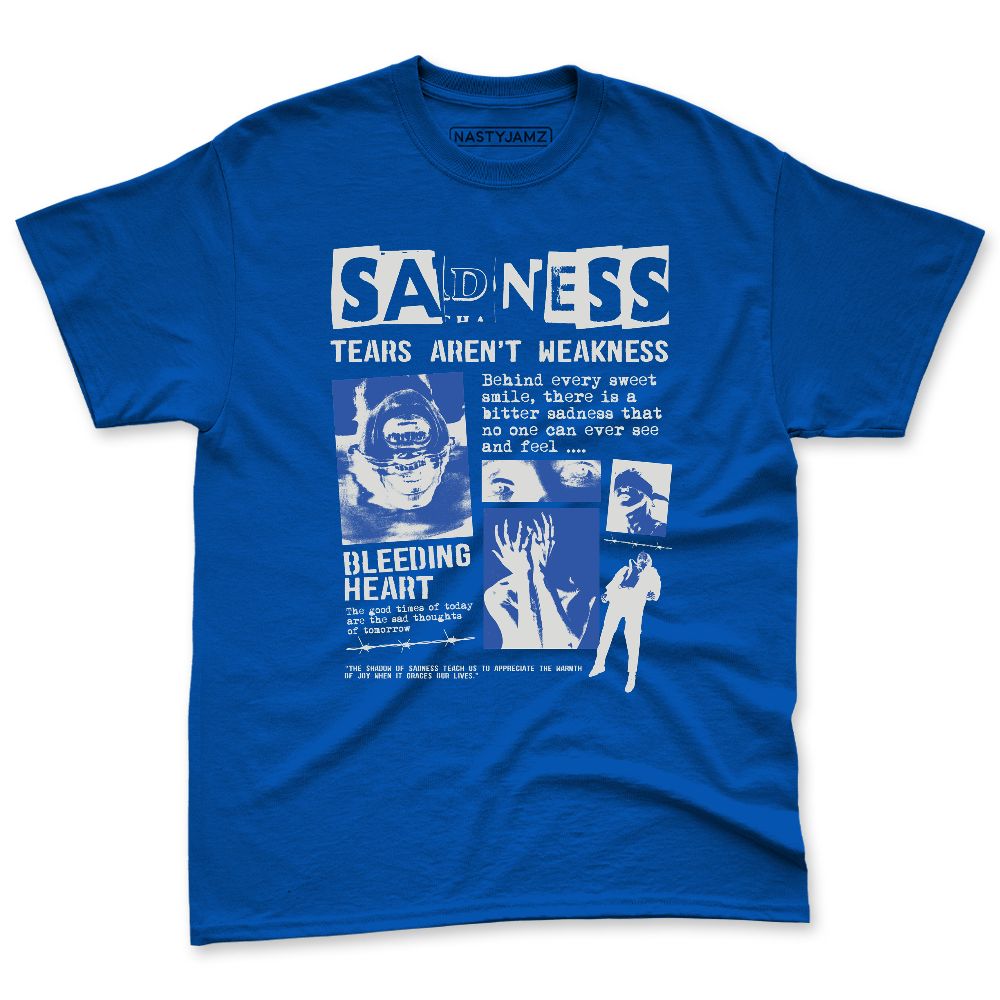VaporMax-Game-Royal-Blue-NastyJamz-Premium-T-Shirt-Match-Sadness