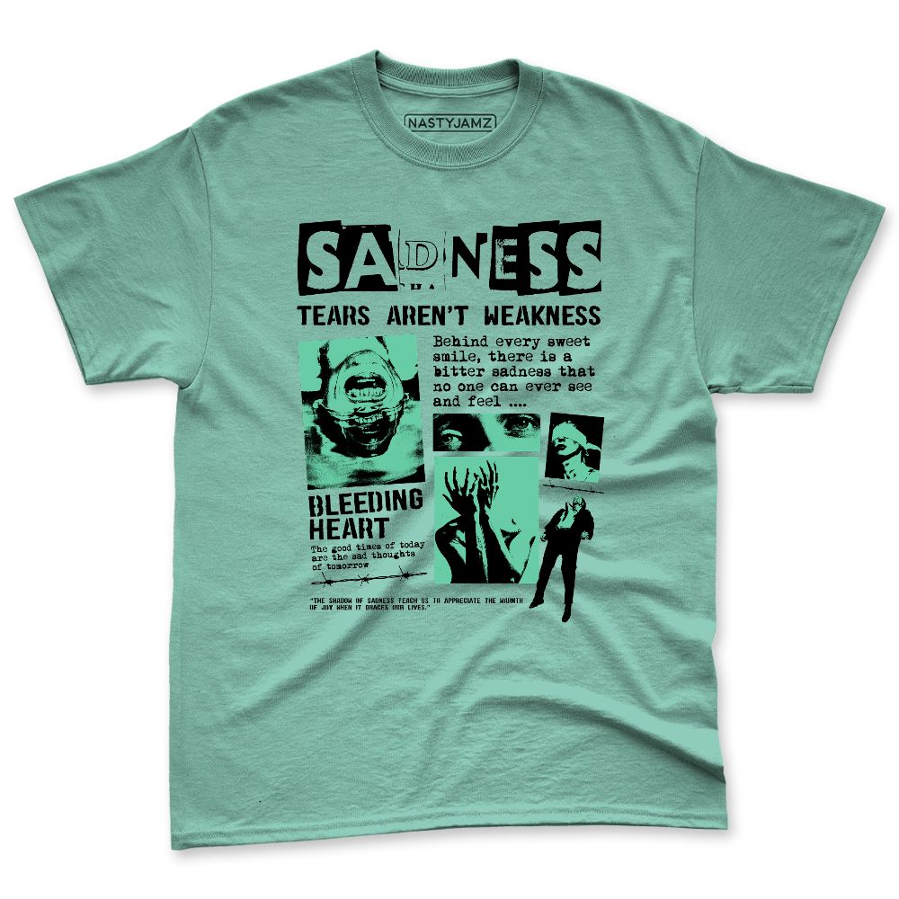 Green-Glow-3s-NastyJamz-Premium-T-Shirt-Match-Sadness