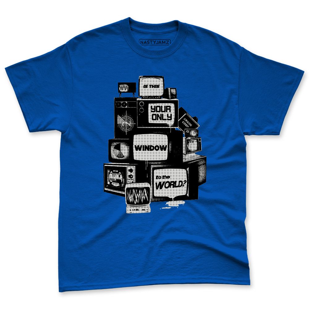 VaporMax-Game-Royal-Blue-NastyJamz-Premium-T-Shirt-Match-Television