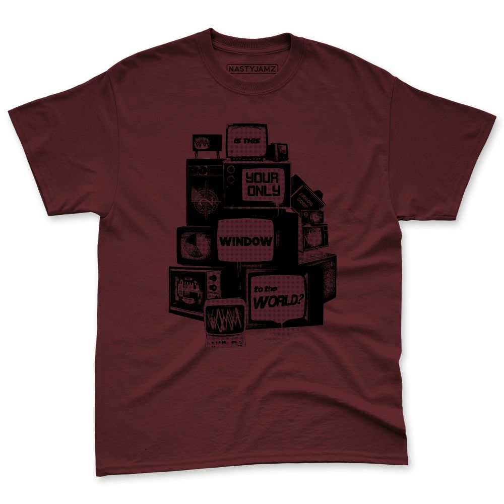 VaporMax-Night-Maron-Burgundy-NastyJamz-Premium-T-Shirt-Match-Television