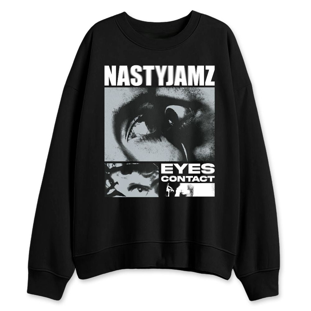 Wolf-Grey-12s-NastyJamz-Sweatshirt-Match-Eyes-Contact