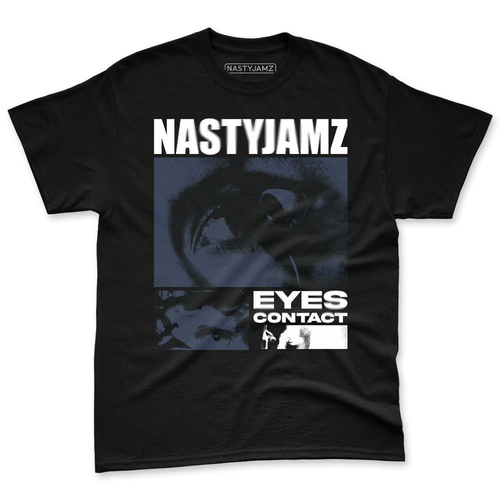 White-Navy-6s-NastyJamz-Premium-T-Shirt-Match-Eyes-Contact