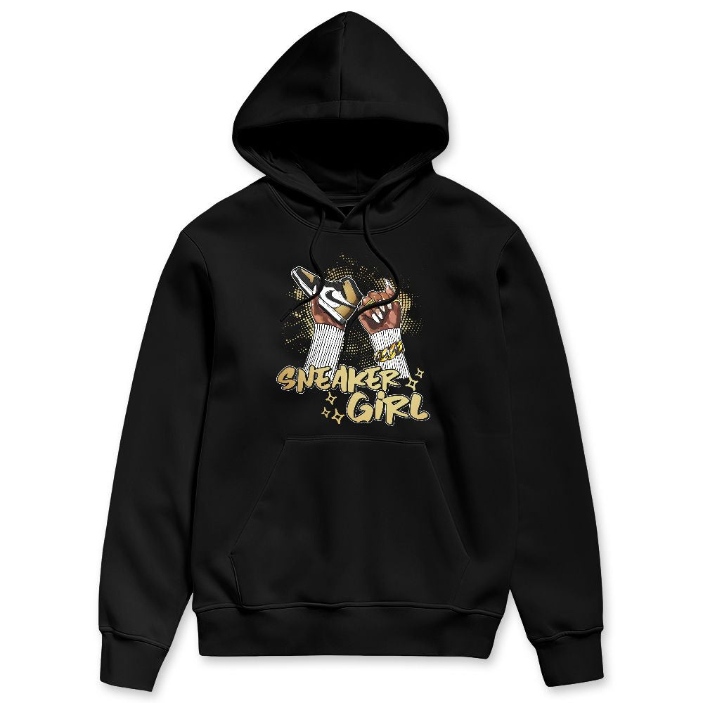 High Golf Gold Toe 1s NastyJamz Hoodie Match Sneaker Girl Nail