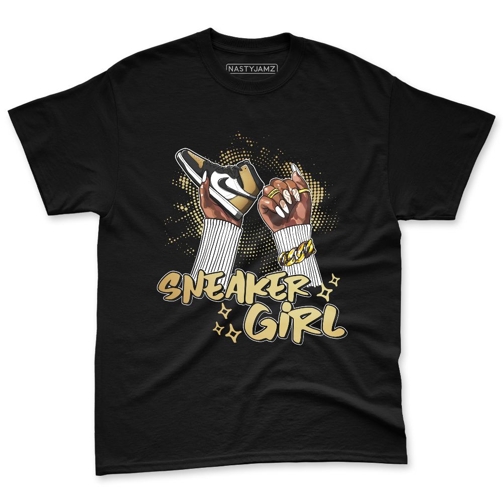 High Golf Gold Toe 1s NastyJamz Premium Tee Match Sneaker Girl Nail