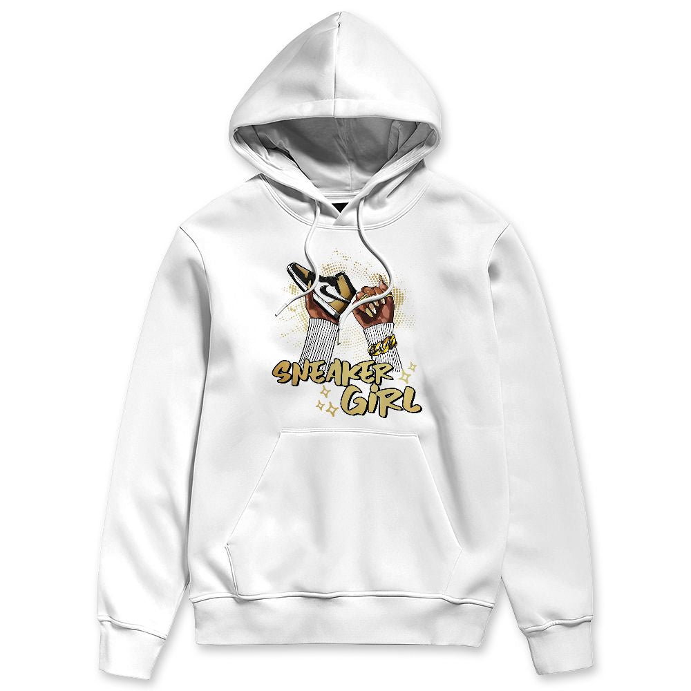 High Golf Gold Toe 1s NastyJamz Hoodie Match Sneaker Girl Nail