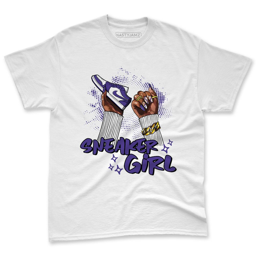 Psychic Purple 1s NastyJamz Premium T-Shirt Match Sneaker Girl Nail