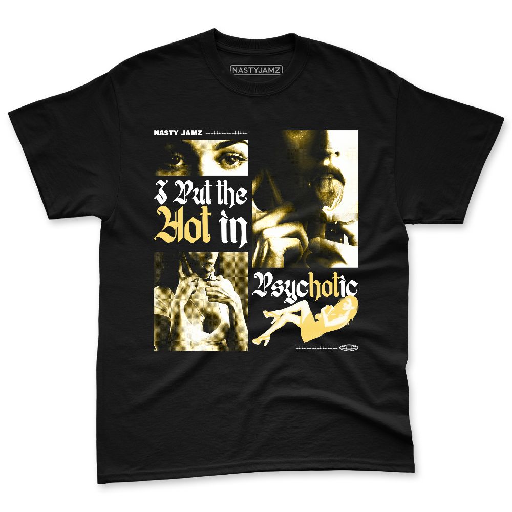 PT-Metallic-Gold-White-12s-NastyJamz-Premium-T-Shirt-Match-Hot-In-Psychotic