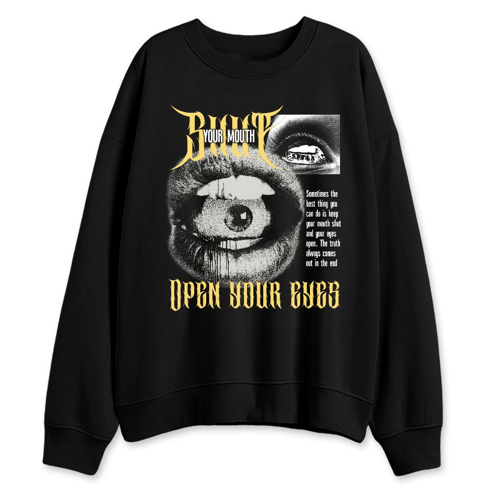 PT-Metallic-Gold-White-12s-NastyJamz-Sweatshirt-Match-Shut-Your-Mouth