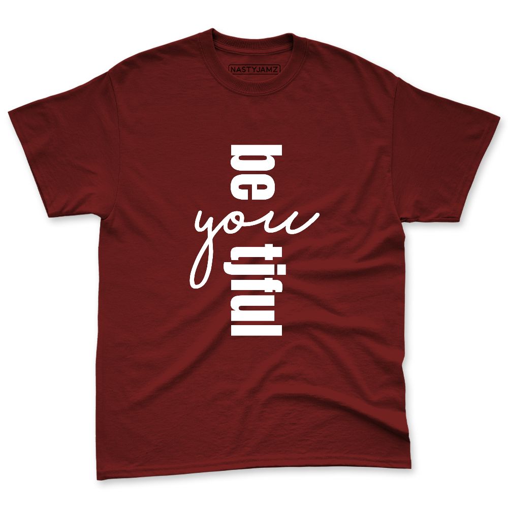 White-Team-Red-1s-NastyJamz-Premium-T-Shirt-Match-Be-Youtiful