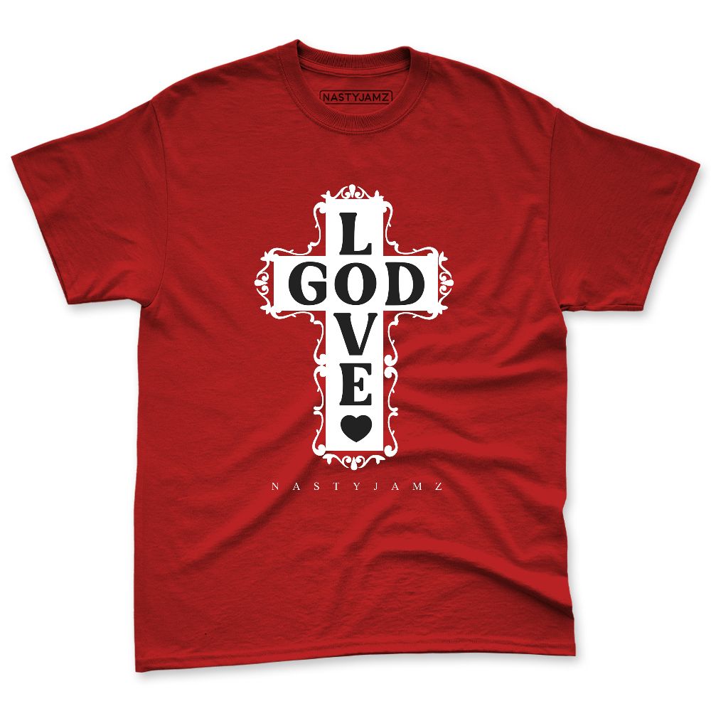Black-Toe-Reimagined-1s-NastyJamz-Premium-T-Shirt-Match-God-Love