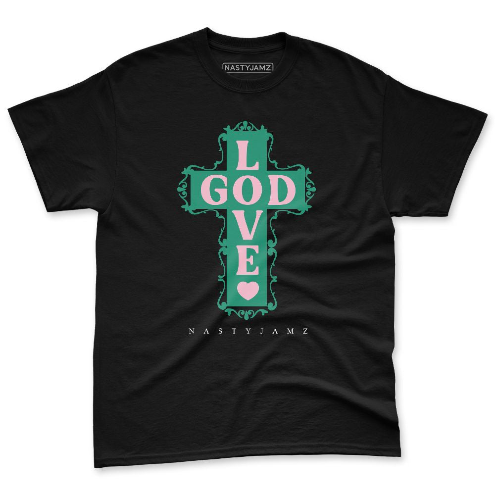 Dunk-Soft-Pink-Malachite-NastyJamz-Premium-T-Shirt-Match-God-Love
