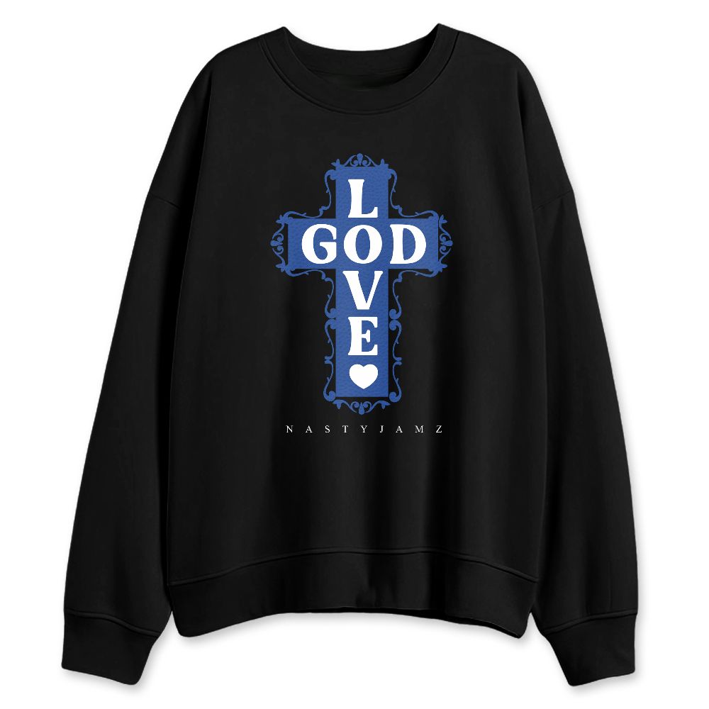 Blueberry-12s-NastyJamz-Sweatshirt-Match-God-Love