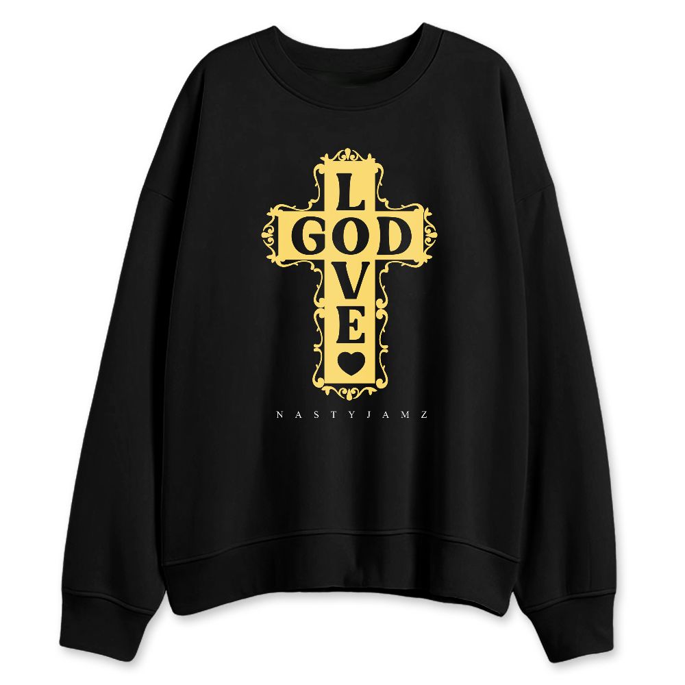 PT-Metallic-Gold-White-12s-NastyJamz-Sweatshirt-Match-God-Love