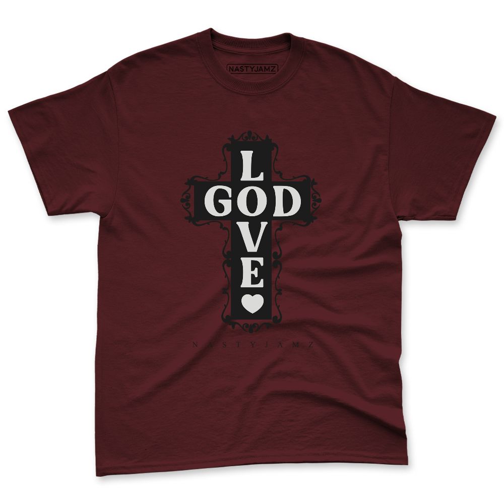VaporMax-Night-Maron-Burgundy-NastyJamz-Premium-T-Shirt-Match-God-Love