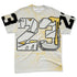 PT-Metallic-Gold-White-12s-NastyJamz-T-Shirt-Match-23-Sneaker-All-Over-Print