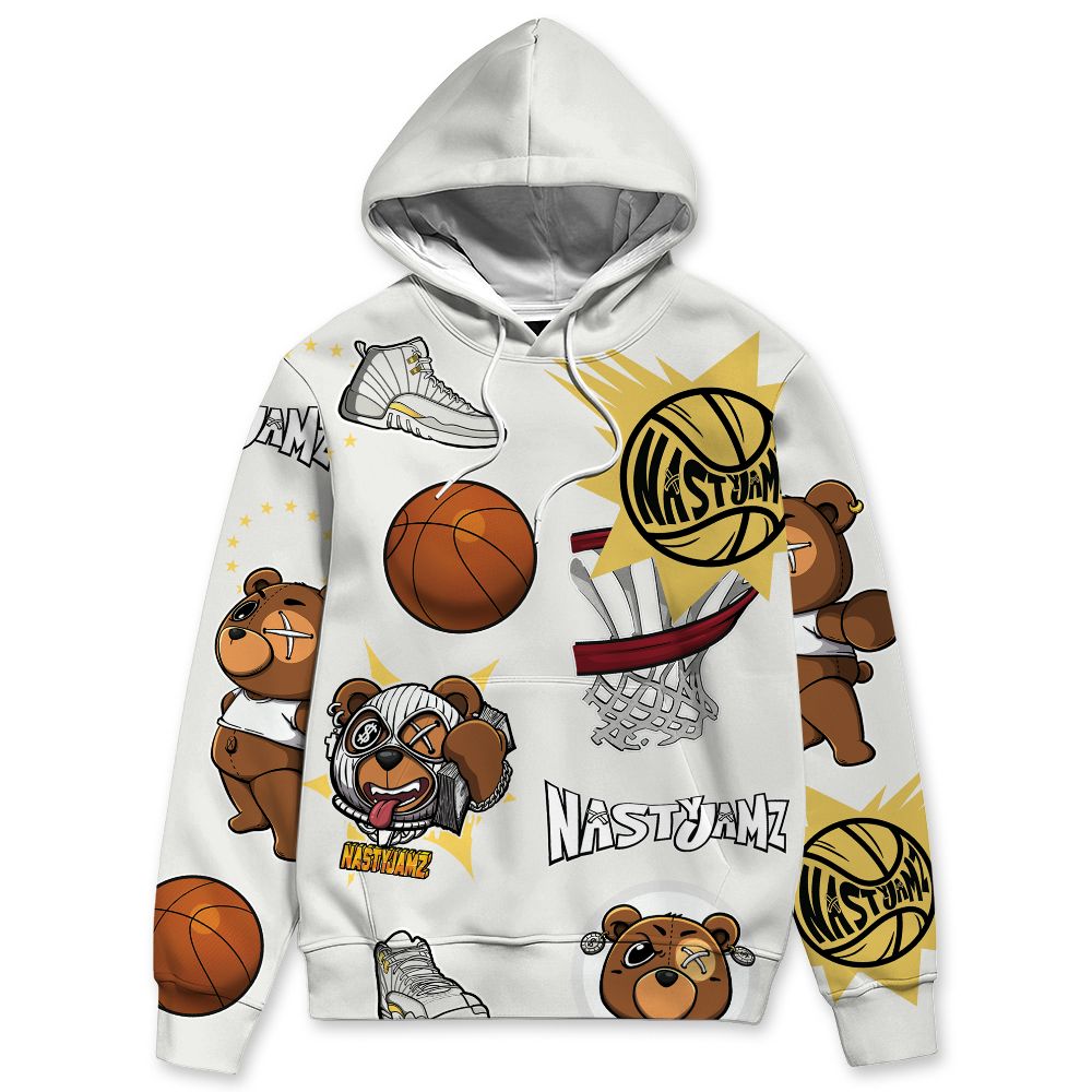 PT-Metallic-Gold-White-12s-NastyJamz-Hoodie-Match-BER-Icon-Wallpapers-All-Over-Print