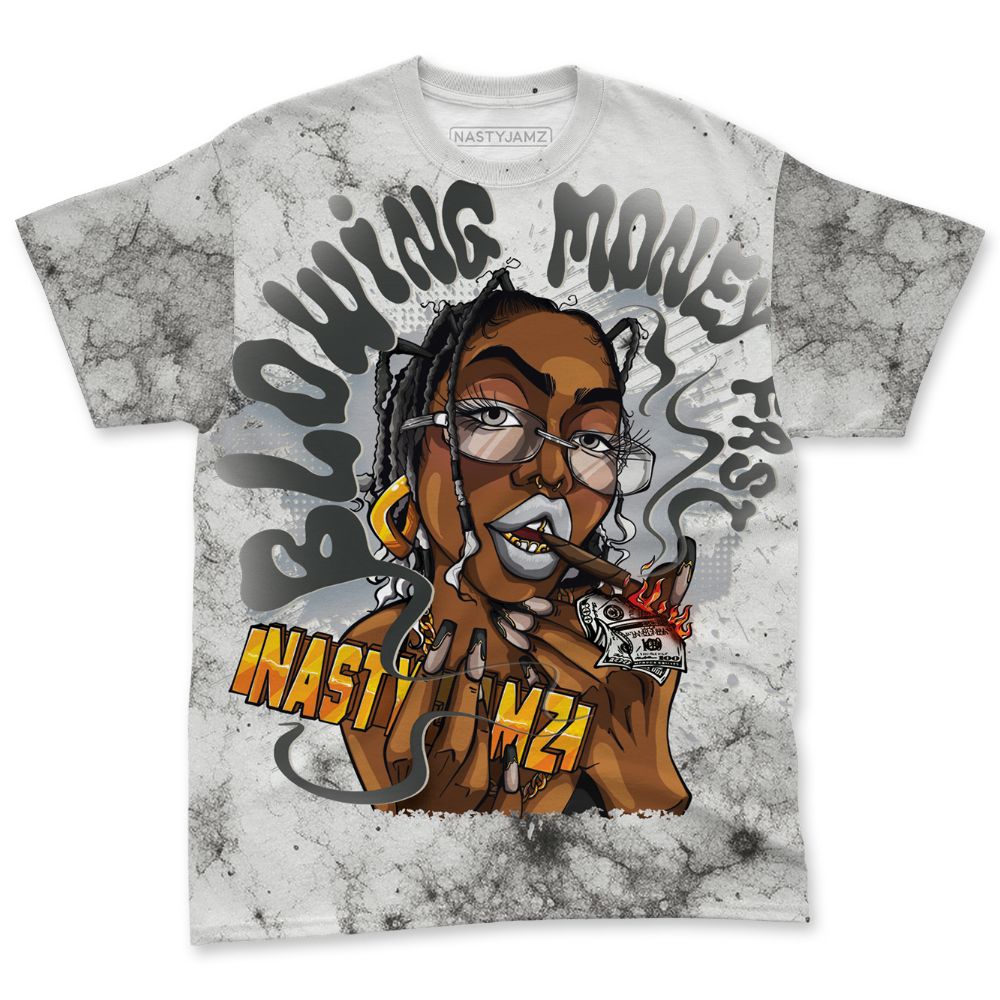 Reverse-Metallic-5s-NastyJamz-T-Shirt-Match-Blowing-Money-Fast-Girl-All-Over-Print