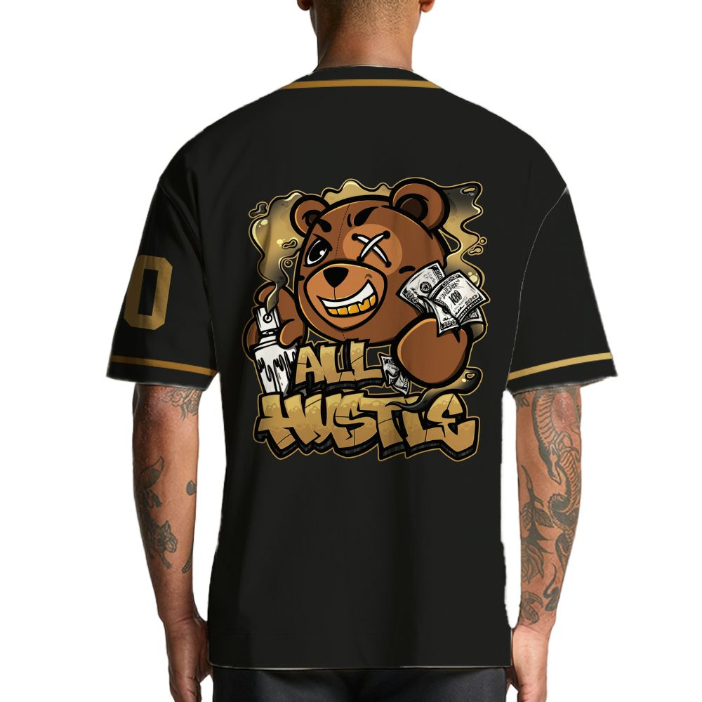 High-Golf-Gold-Toe-1s-NastyJamz-Jersey-Custom-Match-BER-Hustle-All-Day