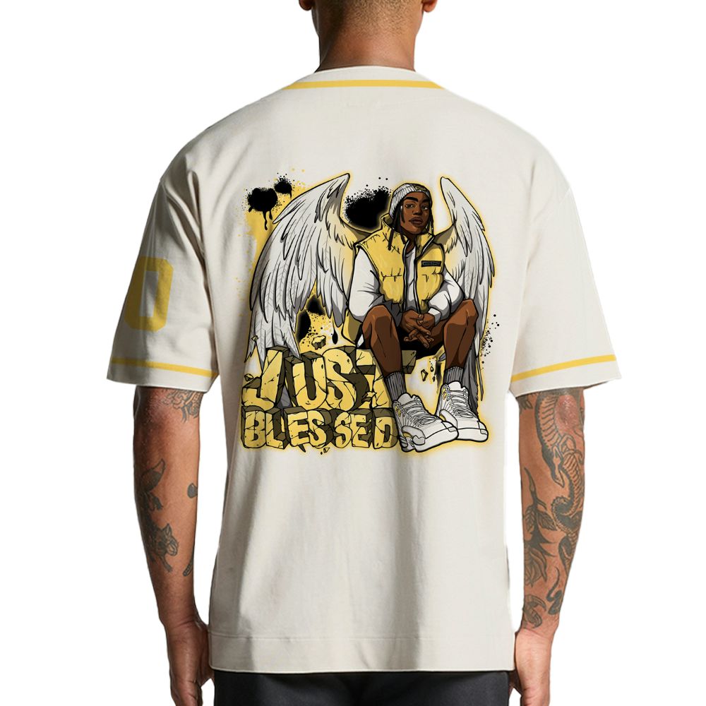 PT-Metallic-Gold-White-12s-NastyJamz-Jersey-Custom-Match-Just-Blessed