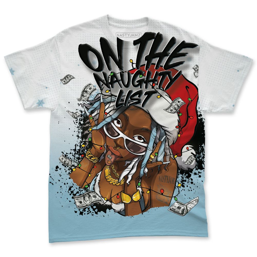 Legend-Blue-11s-NastyJamz-T-Shirt-Match-Smas-Naughty-List-All-Over-Print