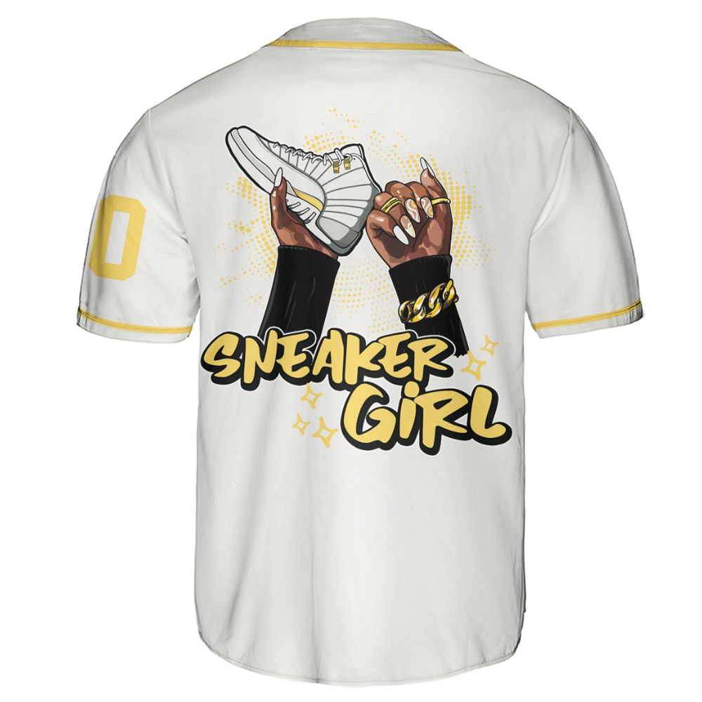 PT-Metallic-Gold-White-12s-NastyJamz-Jersey-Custom-Match-Sneaker-Girl-Nail