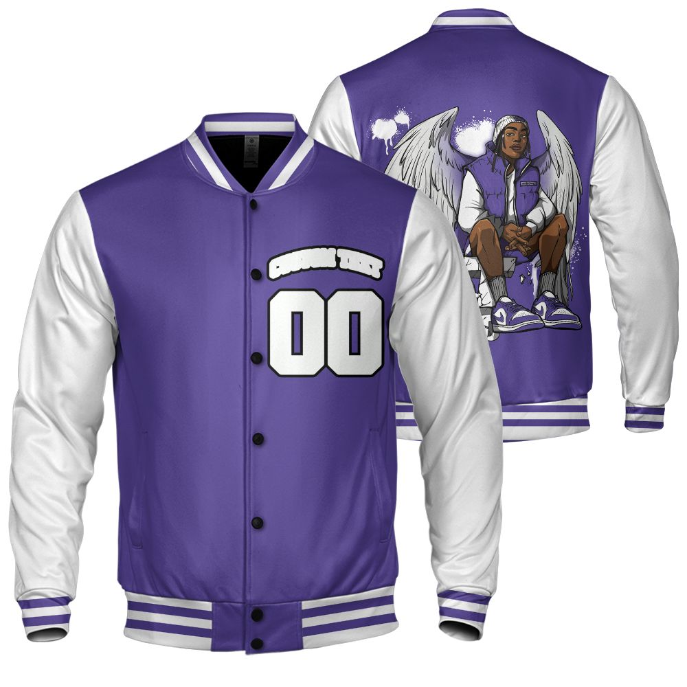 Psychic-Purple-1s-NastyJamz-Varsity-Custom-Match-Just-Blessed