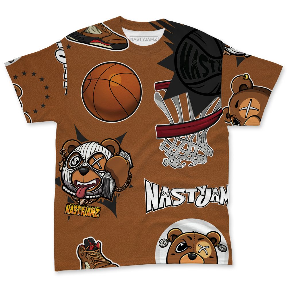 Archaeo-Brown-5s-NastyJamz-T-Shirt-Match-BER-Icon-Wallpapers-All-Over-Print
