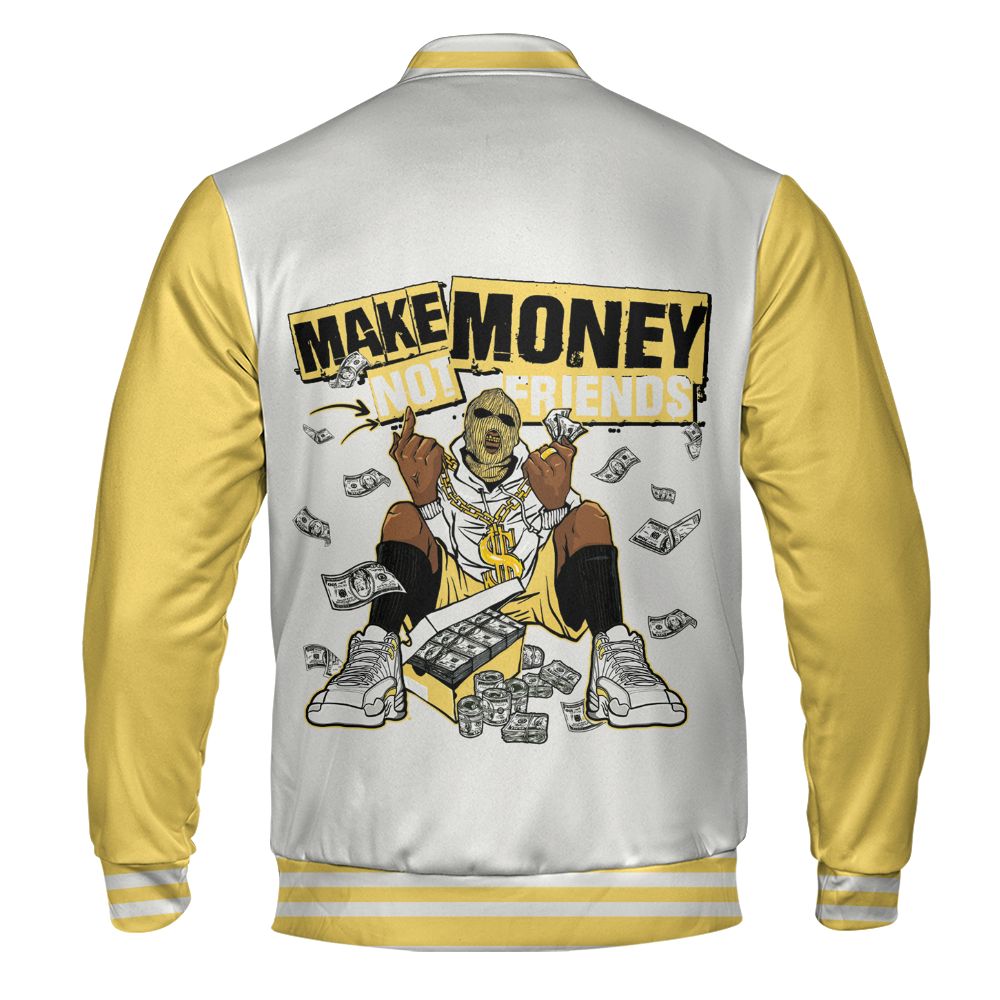 PT-Metallic-Gold-White-12s-NastyJamz-Varsity-Custom-Match-Make-Money-Not-Friends