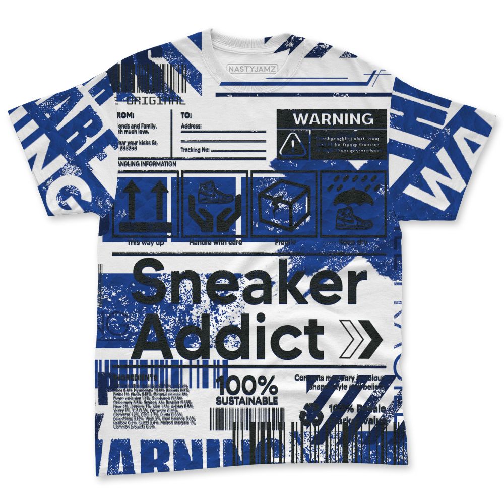 Blueberry-12s-NastyJamz-T-Shirt-Match-Sneaker-Addict-All-Over-Print-Warning