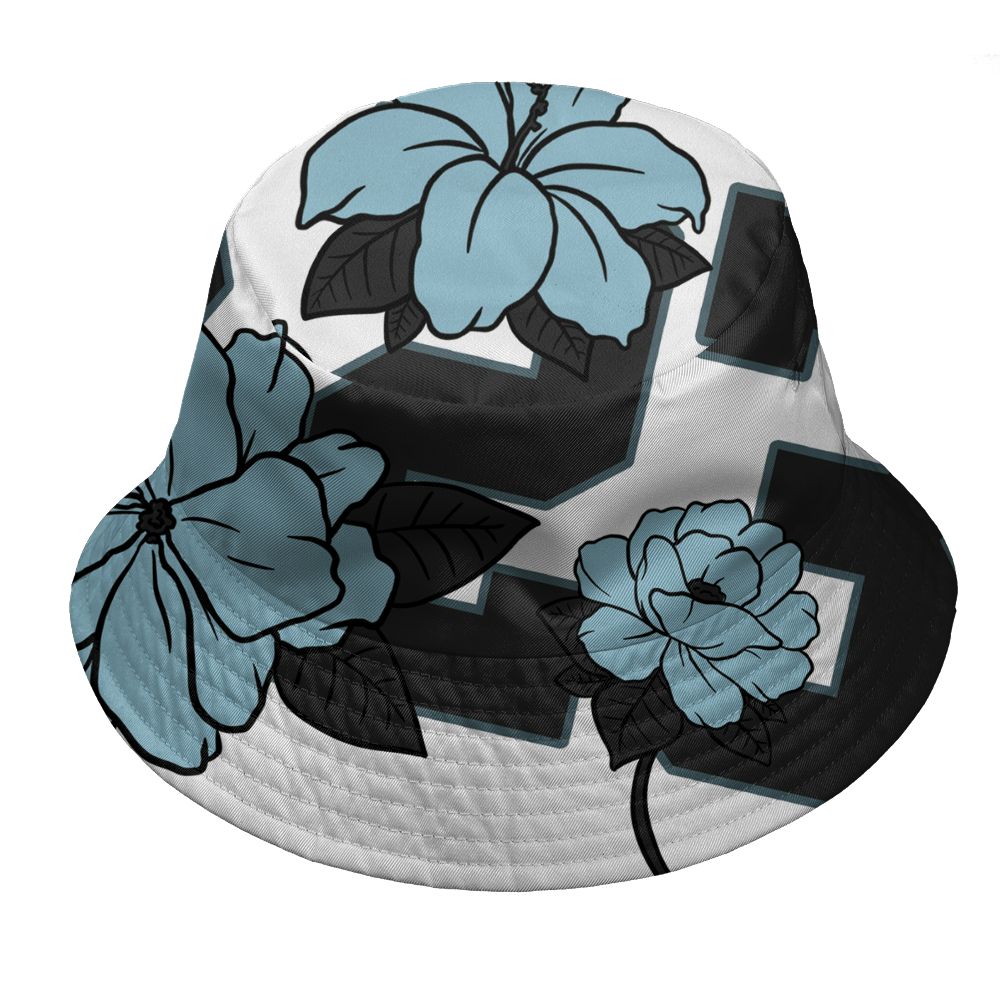 Legend-Blue-11s-NastyJamz-Bucket-Hat-Match-23-Floral-3D-All-Over-Print-Flower