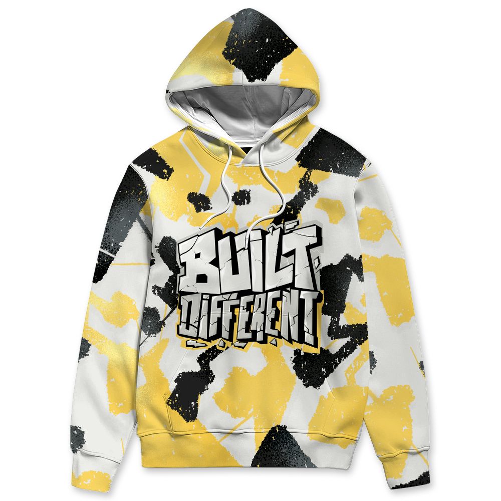 PT Metallic Gold White 12s NastyJamz Hoodie Match Built Different All-Over Print Broken