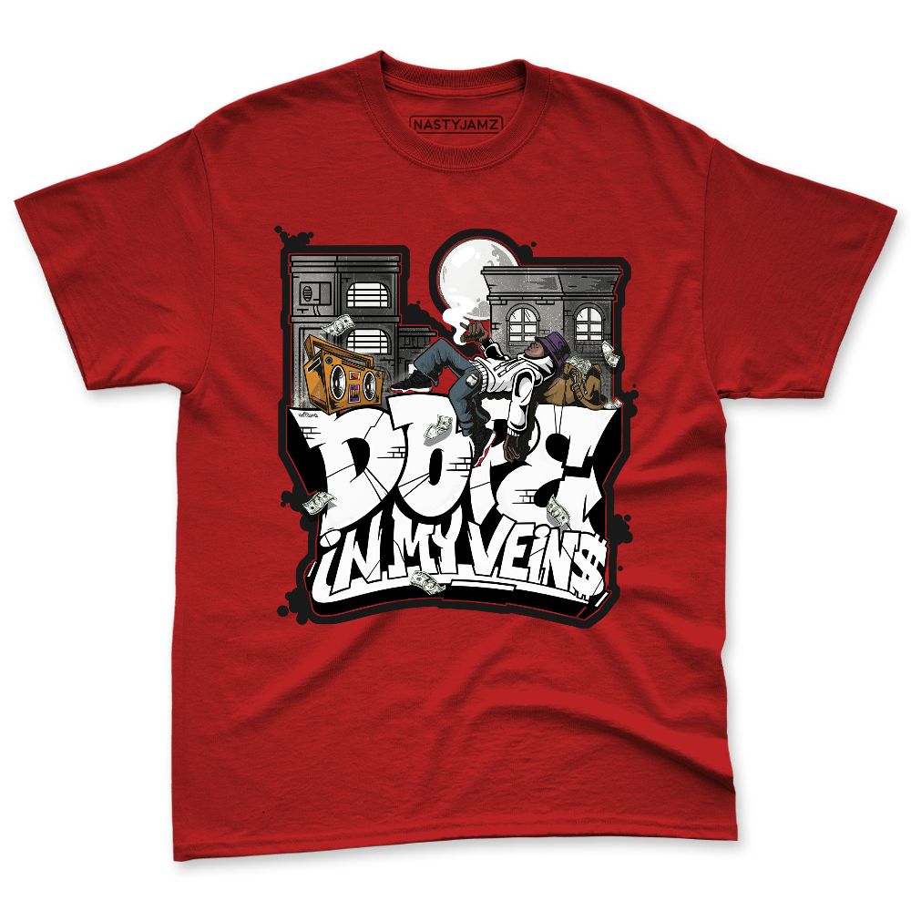 Bred-Velvet-11s-NastyJamz-Premium-T-Shirt-Match-Dope-In-Veins