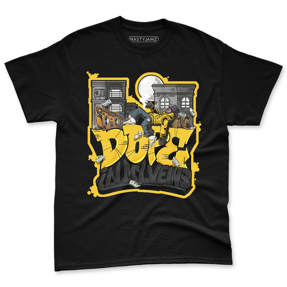 Yellow-Ochre-6s-NastyJamz-Premium-T-Shirt-Match-Dope-In-Veins