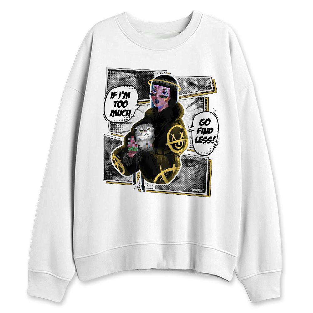 PT-Metallic-Gold-White-12s-NastyJamz-Sweatshirt-Match-Too-Much-Go-Find-Less