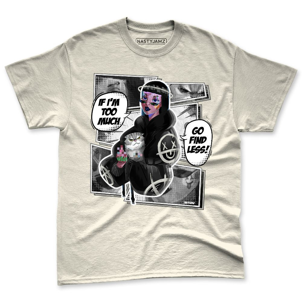 PT-Metallic-Gold-White-12s-NastyJamz-Premium-T-Shirt-Match-Too-Much-Go-Find-Less