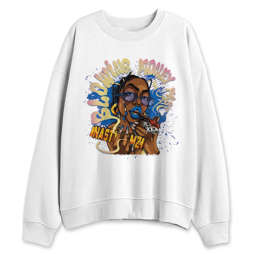 NBL-9060-Blue-Oasis-Real-Pink-NastyJamz-Sweatshirt-Match-Blowing-Money-Fast-Girl